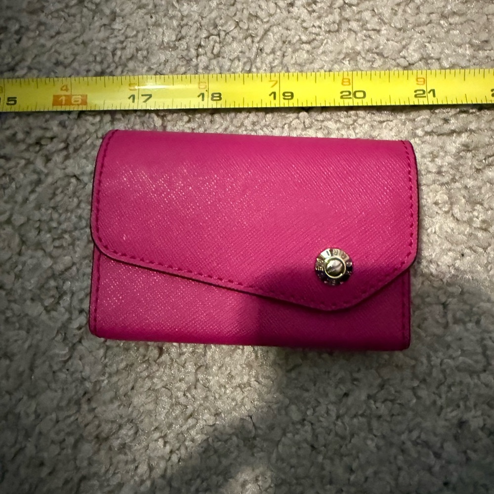 Henri Bendel Fuchsia Card Case